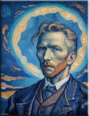Nicola Tesla van Gogh