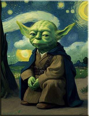 Yoda van gogh
