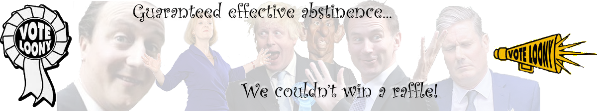Political Lottery; Vote Loony Vote Loony Political Lottery
